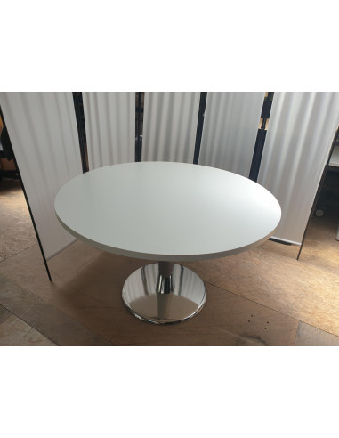 TABLE REUNION RONDE BLANCHE - seconde main -...
