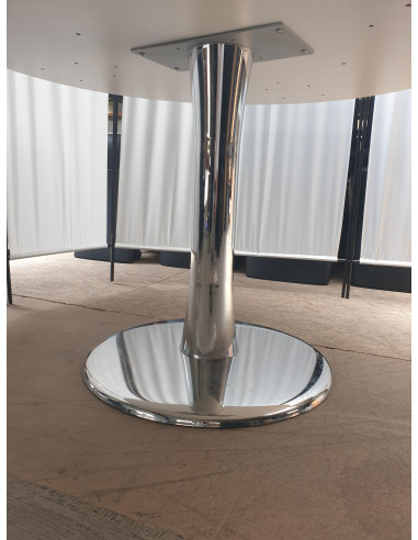 TABLE REUNION RONDE BLANCHE - seconde main -...