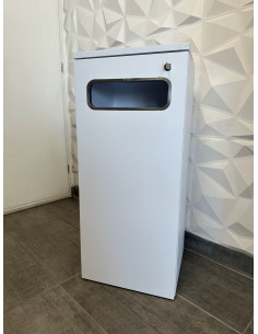 MEUBLE CACHE-POUBELLE - seconde main - en mélaminé... 2