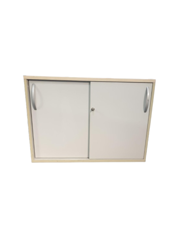 ARMOIRE BASSE GRIS CLAIR - seconde main - 2...