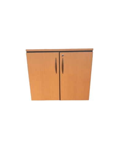 ARMOIRE BASSE NOIRE ET BOIS - seconde main - 2...