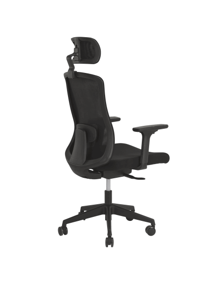 FAUTEUIL ERGONOMIQUE BOLT - translation d'assise - accoudoirs 3D -  soutien lombaire et têtière réglable