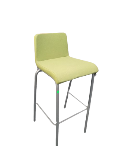 TABOURET HAUT VERT ANIS - seconde main - assise...