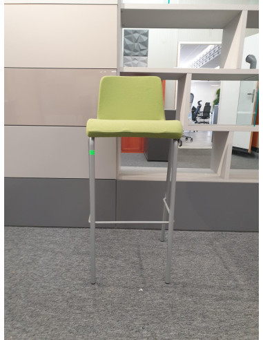 TABOURET HAUT VERT ANIS - seconde main - assise...