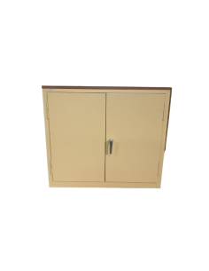 ARMOIRE METAL BEIGE - seconde main - 2 portes battantes -...