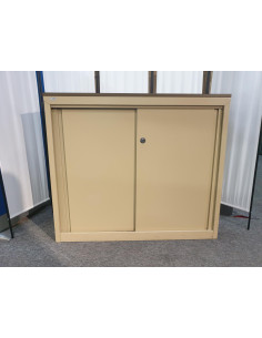 ARMOIRE METAL PORTES COULISSANTES - seconde main -... 2