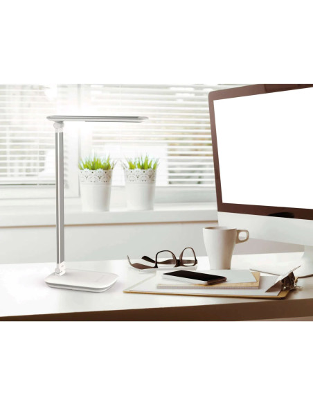 LAMPE DE BUREAU JAZZY - lampe à poser - LED 4000k - intensité réglable