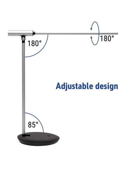 LAMPE DE BUREAU RUBIA - lampe à poser - LED 3000-6500k - réglable et ajustable