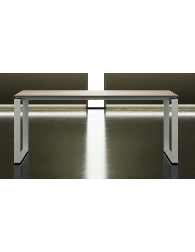 Bureau droit LOFT COLOMBINI - plateau mélaminé...