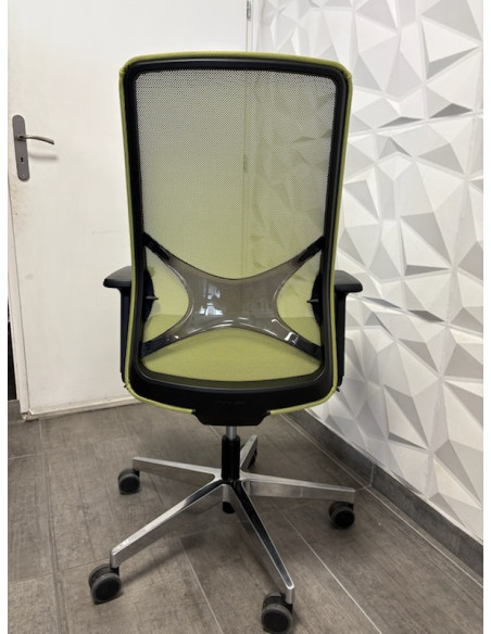 SIEGE DE TRAVAIL WIND - destockage - translation assise - accoudoirs 2D