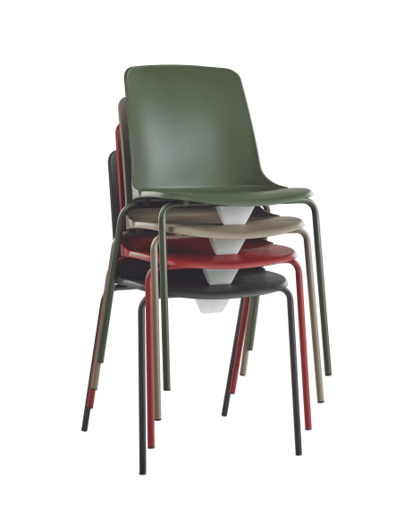 CHAISE CALIX - chaise polypropylène - divers coloris - empilable