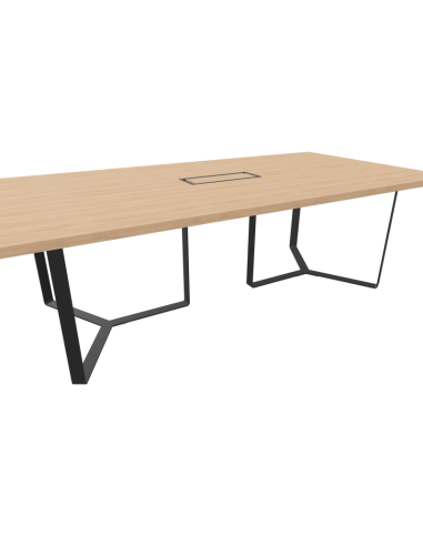 TABLE REUNION PLANA - table conférence - pieds...