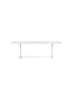 TABLE DE REUNION T-EASY - pieds métal en T - plateau...