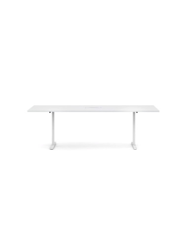 TABLE DE REUNION T-EASY - pieds métal en T -...