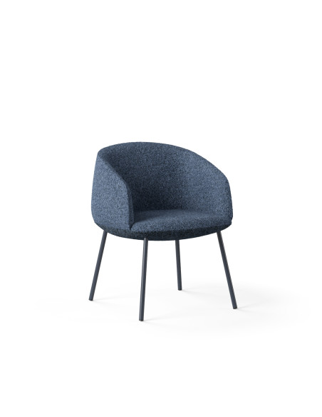 FAUTEUIL KOPA - 4 pieds métal