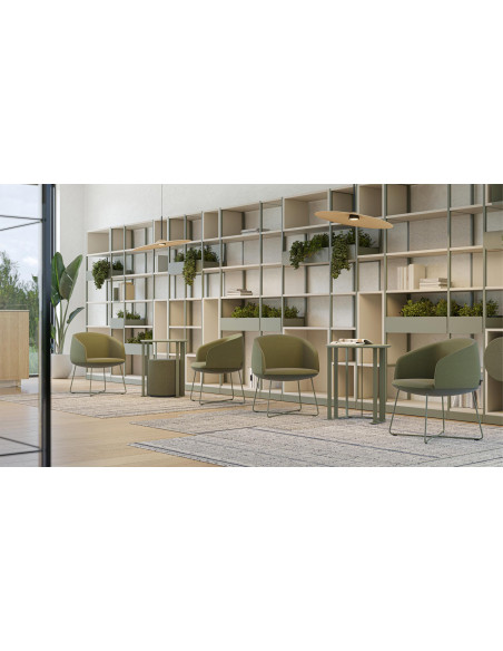 FAUTEUIL KOPA - 4 pieds métal