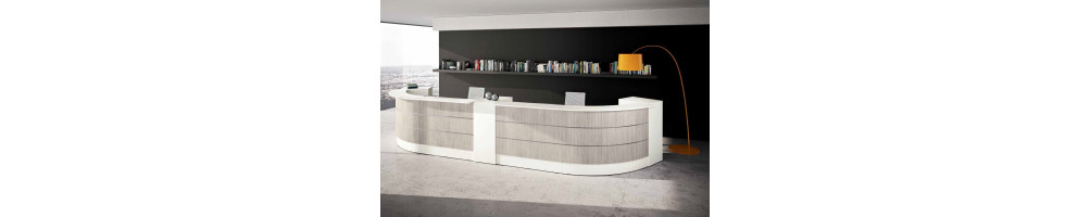 Mobilier Accueil - Verre et Matériaux Nobles Haut de Gamme